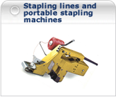 stapling lines and portable stapling machines